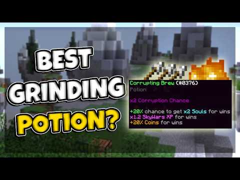 The BEST potion for grinding in Skywars