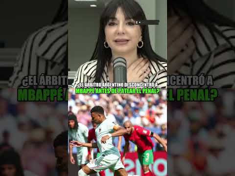 ¿El árbitro argentino desconcentró a Mbappé antes de patear el penal ante Marruecos? | #Juegoencorto