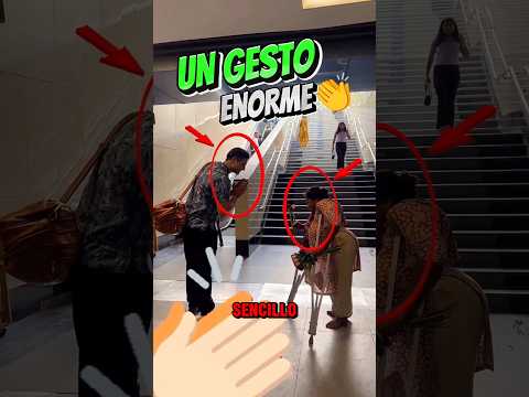 ASOMBROSO acto que tocó corazones #GestosReales #Humanidad #ContenidoPositivo #Motivación