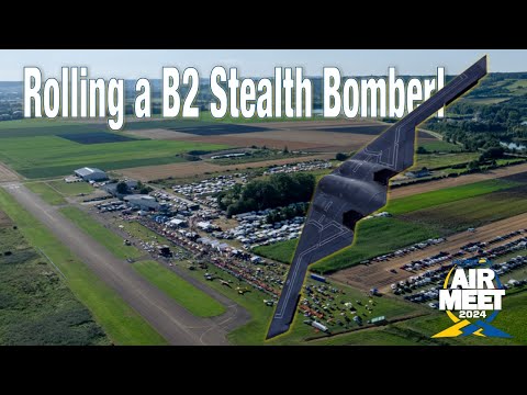 Rolling a B2 Spirit Stealth Bomber at Airmeet 2024 #stealthbomber
#rcairplane