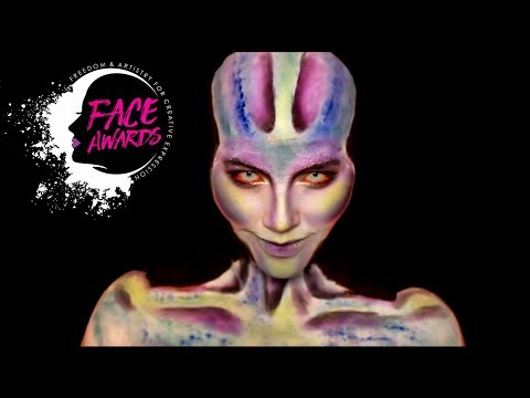 NYX Face Awards Germany 2018 // Galaxy-Alien // *English Subbed*