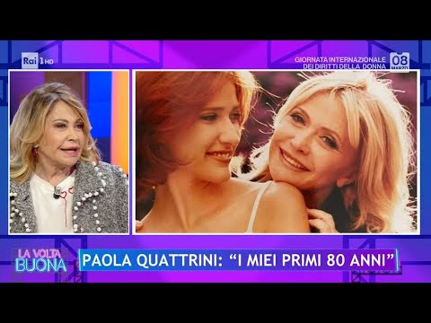 Paola Quattrini; "I miei primi 80 anni" - La Volta Buona 08/03/2024