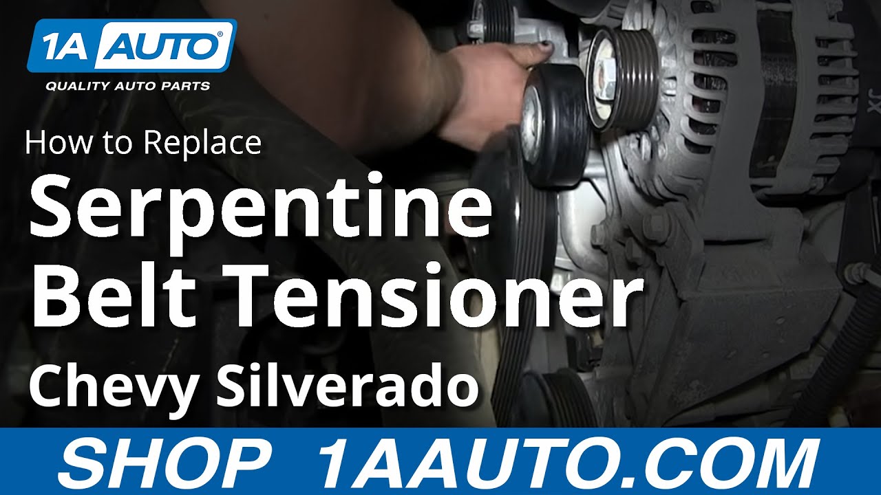 How To Install Replace Serpentine Belt Tensioner 2007-13 Chevy ...