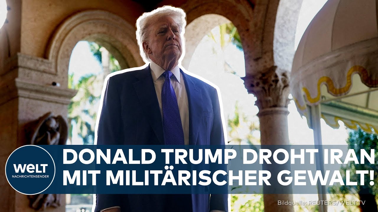 DONALD TRUMP WARNT IRAN: Atomgespräche mit den USA - Militärangriff angedroht!