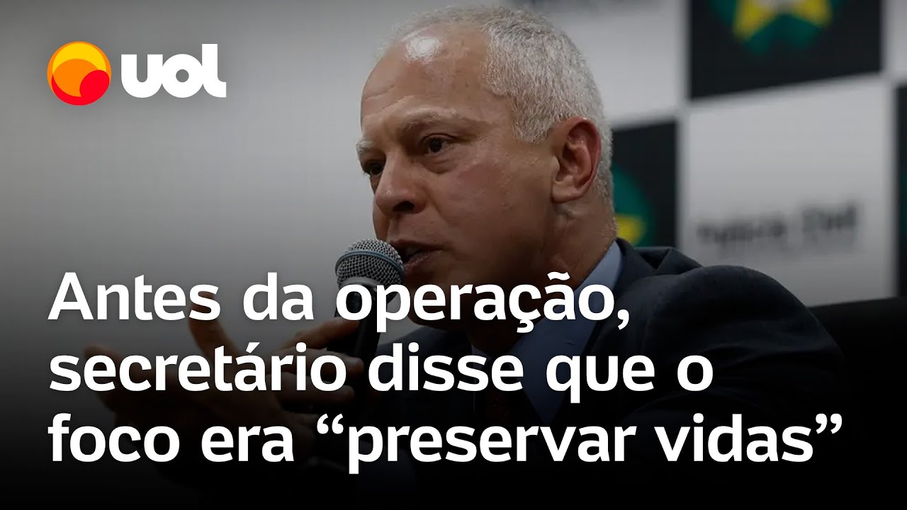 Guerra no Rio Secretário de Segurança disse que foco era preservar vidas meses antes da operação  TV Online Guerra no Rio Secretário de Segurança disse que foco era preservar vidas meses antes da operação