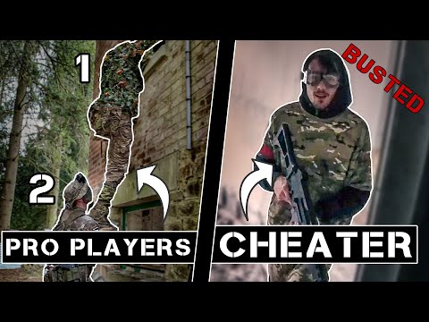 PRO Players BUSTING Airsoft CHEATER(Mr Godmode)