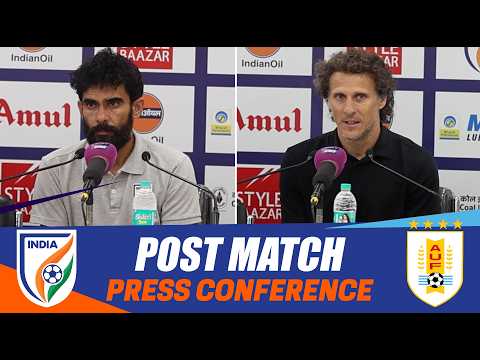India vs Uruguay Post-Match Press Conference | Diego Forlán &amp; Khalid Jamil | <strong>IND</strong> <strong>1</strong>-6 URU