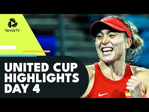 Badosa Battles Dart; Ruud, Hurkacz & Kvitova Play | United Cup 2023 Highlights Day 4