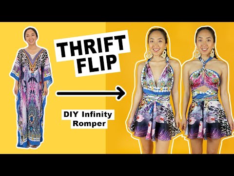 DIY INFINITY ROMPER | Thrifted Transformations