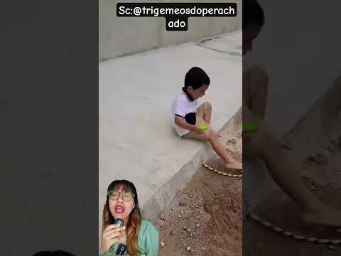 jangan main di tanah awas ada cacing‼️@trigemeosdoperachado