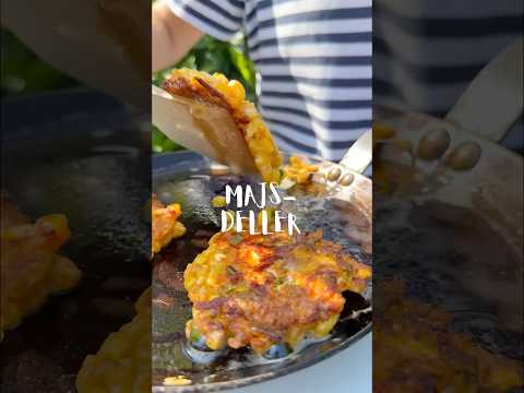 Majsdeller - nemme vegetariske deller med majs og ost fra vores nye kogebog
