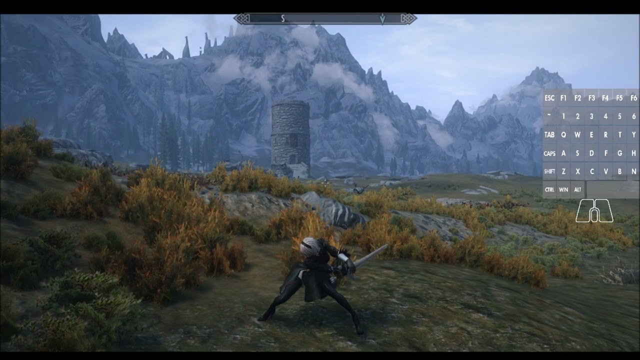 Pc Skyrim T Kuku S Animation Kunoichi Animation Mod Cat Sneak By T Kuku Youtube