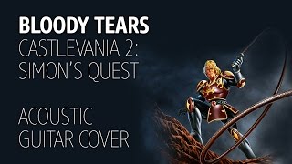 Castlevania 2 - Bloody Tears (4 acoustic guitars, free tabs)