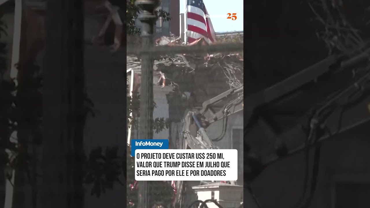 Casa Branca inicia demolição de ala para construção de novo salão de festas de Trump