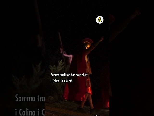 Här korsfästs Jesus på nytt