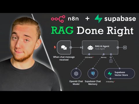 This RAG AI Agent with n8n + Supabase is the Real Deal