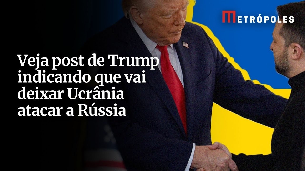 Veja post de Trump indicando que vai deixar Ucrânia atacar a Rússia