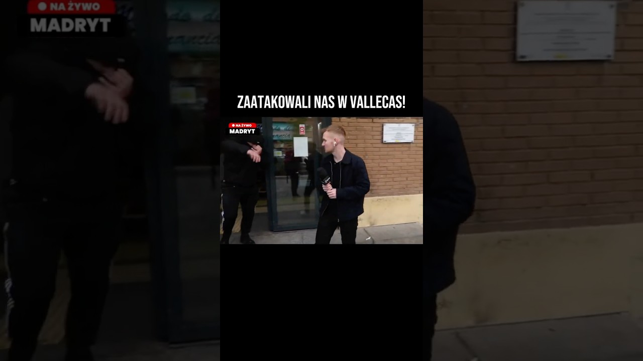 Zaatakowali nas w vallecas przed rayo - lech #shorts