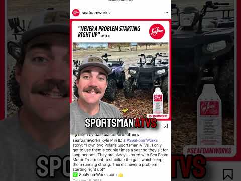 He SAVED their ATV's by doing this... #seafoamwork #shorts