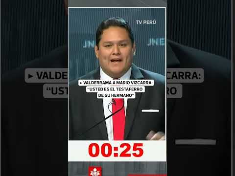 VALDERRAMA (APRA): "MARIO VIZCARRA ES EL TESTAFERRO DE SU HERMANO MARTÍN VIZCARRA" | El Comercio