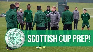 TRAINING: Celtic manager Neil Lennon prepares the Bhoys for Hibs!