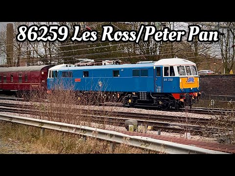 86259 Les Ross/Peter Pan working 1Z86 London Euston to Carnforth Cumbrian Mountain Express 10/2/23