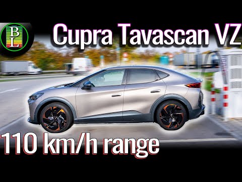 Cupra Tavascan VZ AWD - 110 km/h (68 mph) range test