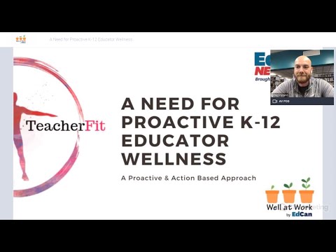 A need for Proactive K-12 Educator Wellness