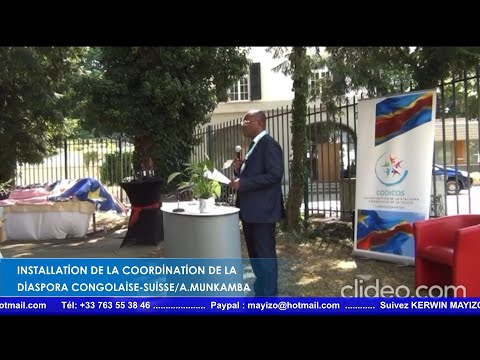Tribune du 21/08/2025:Installation de la coordination de la diaspora congolaise de Suisse/A.Munkamba