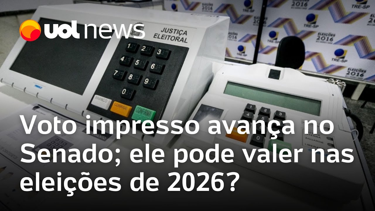Voto impresso avança no Senado mas implementação do modelo nas eleições de 2026 é improvável