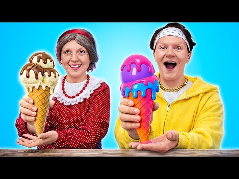 Sfida di Cucina: Io contro la Nonna 😱🍳 Tradizionale vs Moderno di 123 GO! CHALLENGE
