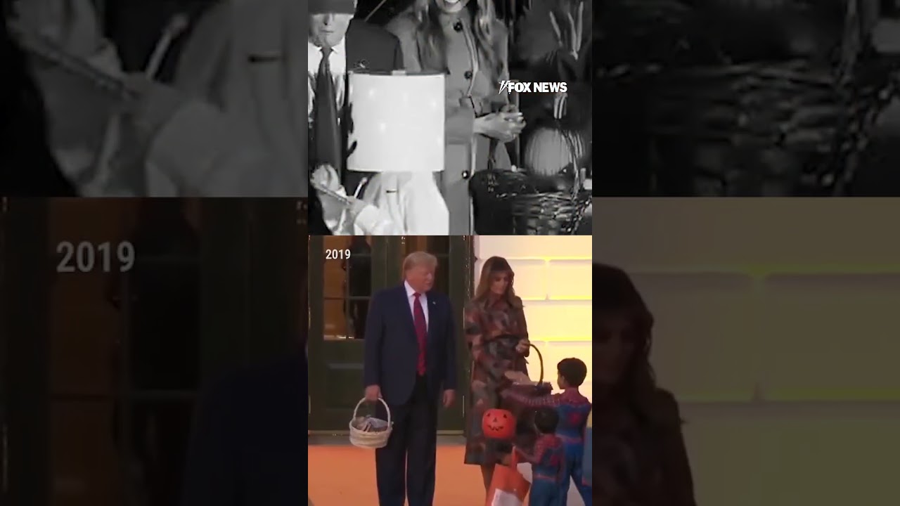 TREATS AND TROLLS: President Trump hands out candy — and a little comedy #shorts