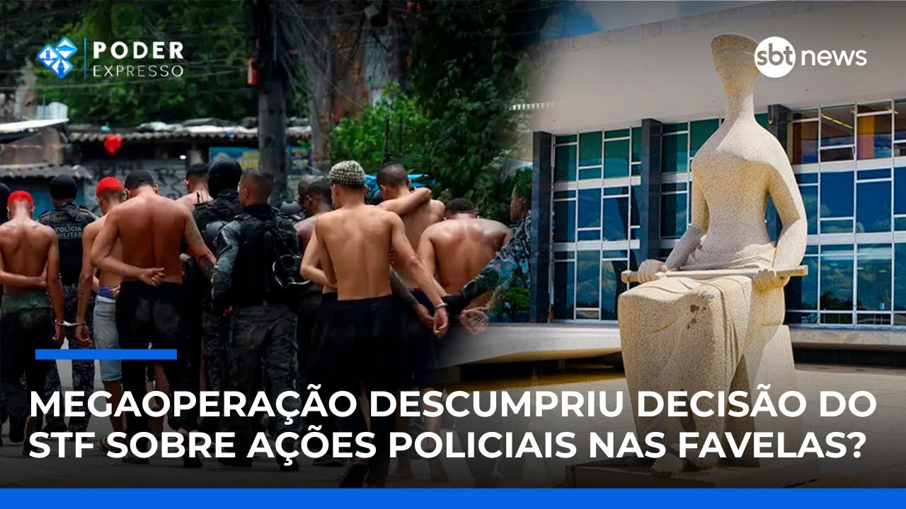 Megaoperação descumpriu decisão do STF sobre ações policiais nas favelas | SBT News  TV Online Megaoperação descumpriu decisão do STF sobre ações policiais nas favelas | SBT News