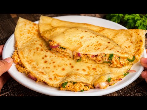 30 min no Knead Chicken Paratha Recipe 😍 by Chef hafsa