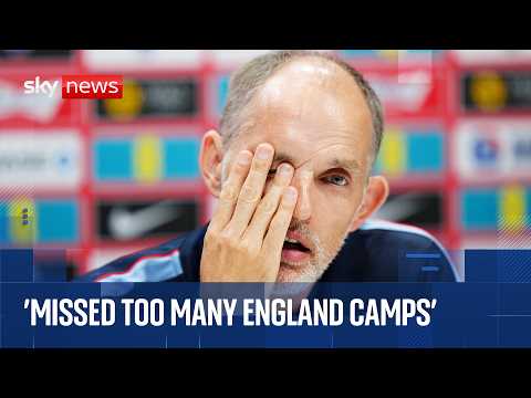 England head coach Thomas Tuchel speaks to media ahead of Nations League game
