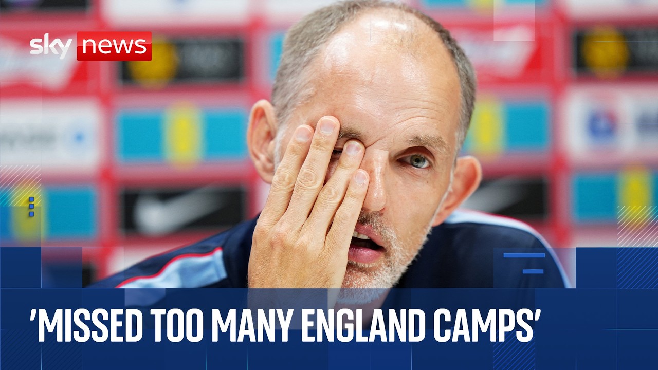 England head coach Thomas Tuchel speaks to media ahead of Nations League game
