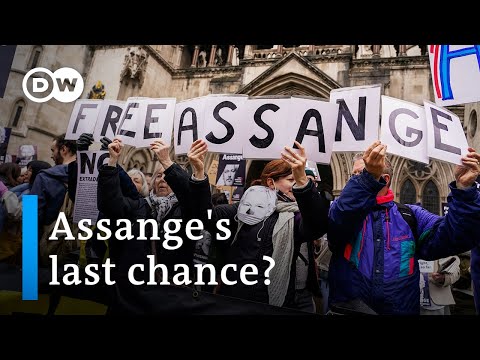 Julian Assange makes final appeal against extradition to US | DW News