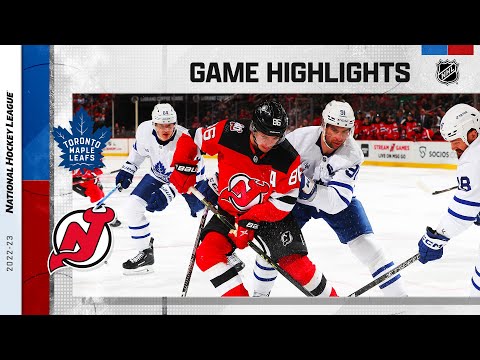 Maple Leafs @ Devils 11/23 | NHL Highlights 2022