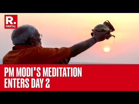 PM Modi's 45-Hour Meditation Enters Day 2 As India Enters Final Leg Of Lok Sabha Polls