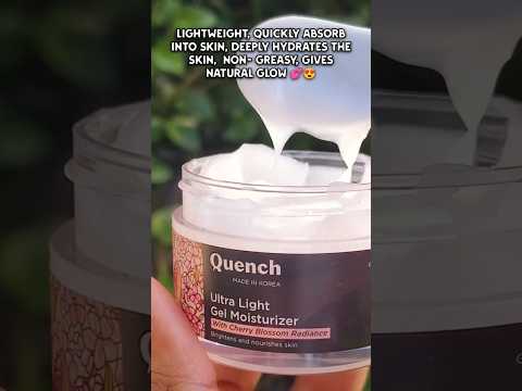 Quench cherry blossom moisturizer✨#quench#youtubeshorts#shortsfeed#viral#dryskinmoisturizer#dryskin