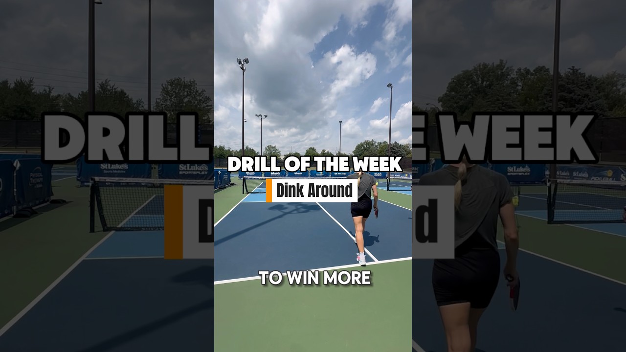 Drill of the Week: Dink Around 🔄 #drill #pickleball #dink #dinking
