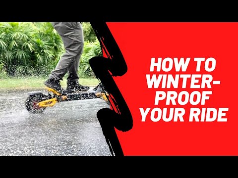 How to Weather Proof and Winterize your E-Scooter