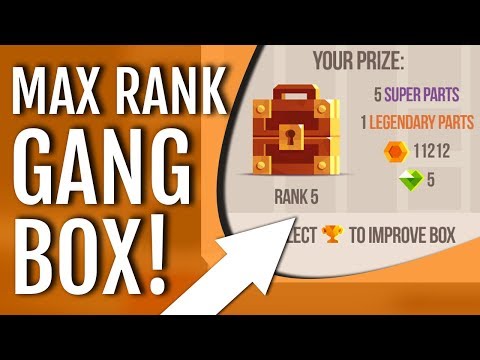 "MAX RANK GANG BOX!"  Crash Arena Turbo Stars: Minigun 