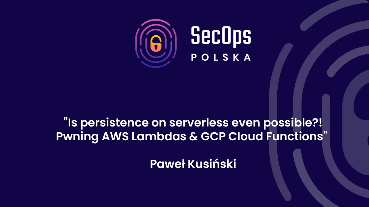 [#69] "Is persistence on serverless even possible?!" - Paweł Kusiński