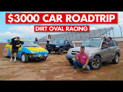Taking Our CHEAP Cars Dirt Oval Racing | Big Trip