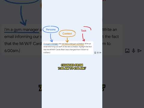Watch how to put the prompt framework into action for an email #Google #AI #Shorts