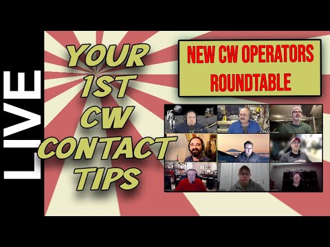 Your 1st CW Contact Tips and Tricks - New CW Ops Roundtable #cw #cwops