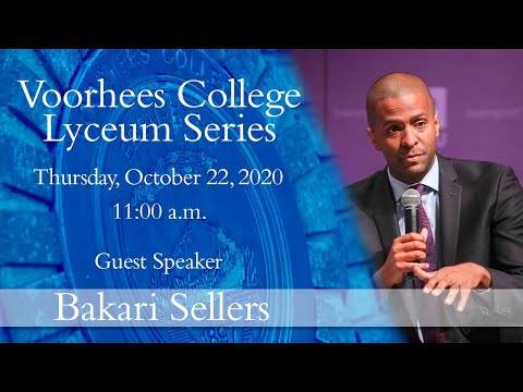 Voorhees College Lyecum Series with Mr. Bakari Sellers