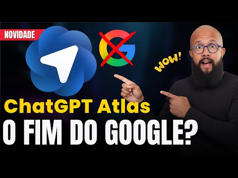 Testei o NOVO ChatGPT ATLAS o navegador da OpenAI que promete mudar tudo!
