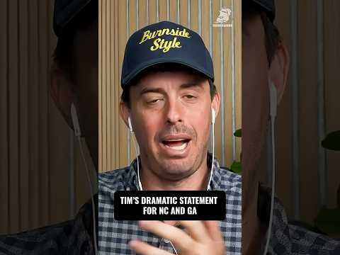 Tim has a very dramatic statement to make about the races in Georgia and North Carolina! Episode cover